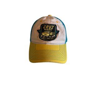 Cruz Ramirez NASCAR Fanatics Adjustable Baseball Cap Blue & Yellow Cotton Hat